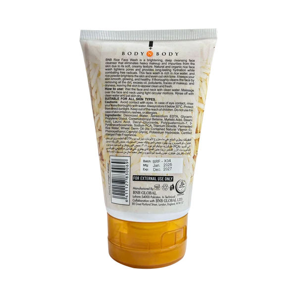 Rice Extract Face Wash